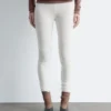 Leggings aus Pointelle-Strick