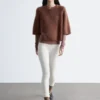 Leggings aus Pointelle-Strick