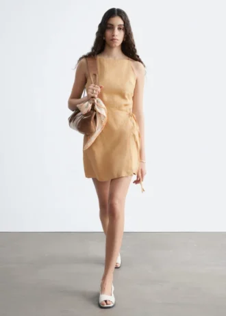 Leinen-Minikleid