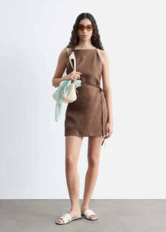 Leinen-Minikleid