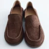 Loafer mit weichem Absatz