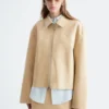 Lässige Lederjacke