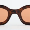 Markante rechteckige Sonnenbrille