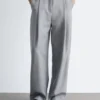 Maßgeschneiderte Hose aus Wollmischung