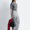 Maßgeschneiderte Hose aus Wollmischung