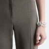 Maßgeschneiderte Hose mit Pressfalte