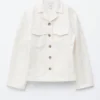 Maßgeschneiderte Jacke aus Baumwolltwill