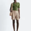 Maßgeschneiderte Leinen-Shorts