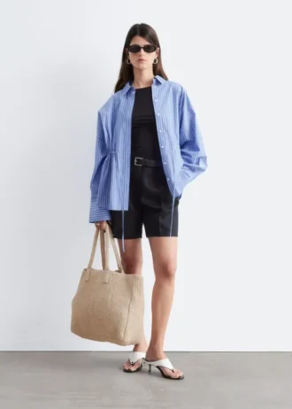 Maßgeschneiderte Leinen-Shorts