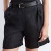 Maßgeschneiderte Leinen-Shorts