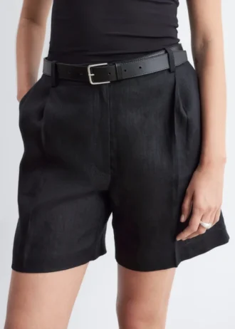 Maßgeschneiderte Leinen-Shorts