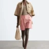 Maßgeschneiderte Leinen-Shorts