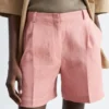 Maßgeschneiderte Leinen-Shorts