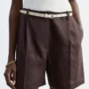 Maßgeschneiderte Leinen-Shorts