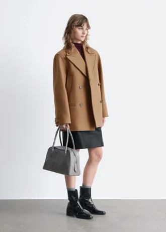 Maßgeschneiderter Peacoat aus Wolle