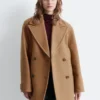 Maßgeschneiderter Peacoat aus Wolle