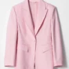 Maßgeschneiderter rosa Blazer