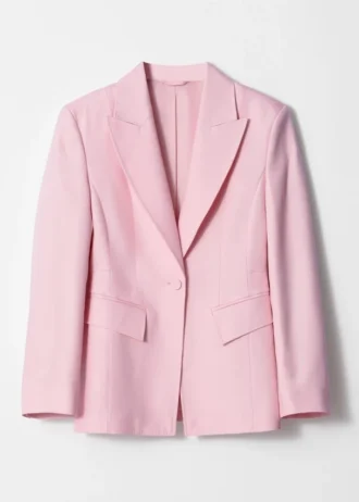 Maßgeschneiderter rosa Blazer