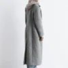Maxi-Mantel aus Lammfell
