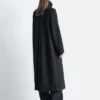 Maxi-Mantel aus Wolle