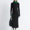 Maxikleid aus Rippstrick