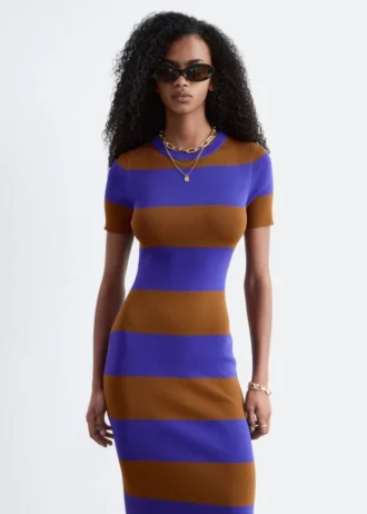 Maxikleid aus Rippstrick
