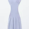 Maxikleid mit Einsätzen