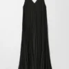 Maxikleid mit Falten