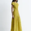 Maxikleid mit Smokarbeit