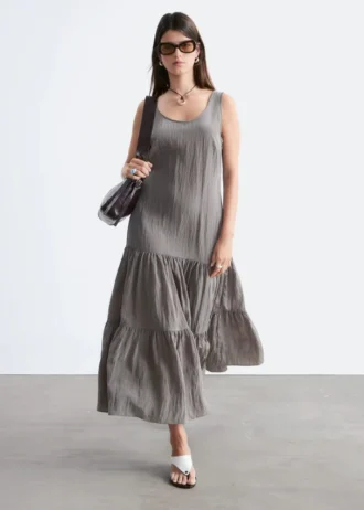 Maxikleid mit Stufenrock