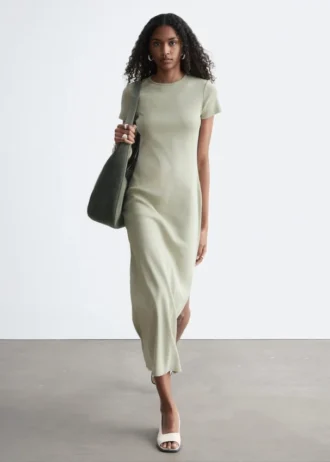 Midi-Jerseykleid