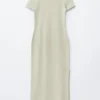 Midi-Jerseykleid