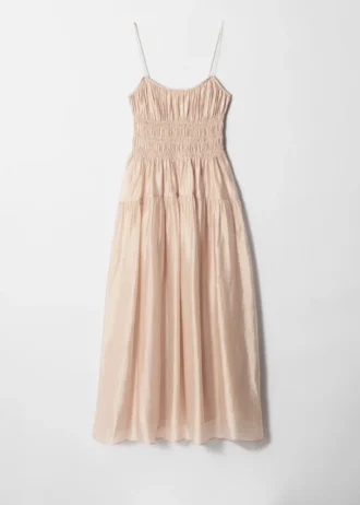 Midi-Kleid mit Rüschen