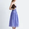 Midi-Kleid mit Rüschen