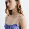 Midi-Kleid mit Rüschen