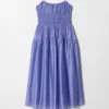 Midi-Kleid mit Rüschen