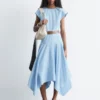 Midikleid aus Baumwollpopeline