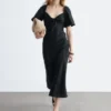 Midikleid aus Leinen