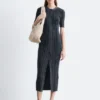 Midikleid aus Rippstrick