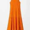 Midikleid aus Rippstrick