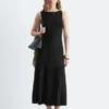 Midikleid aus Rippstrick