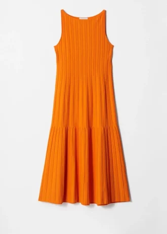 Midikleid aus Rippstrick