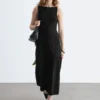 Midikleid aus Rippstrick