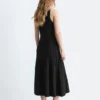 Midikleid aus Rippstrick