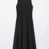 Midikleid aus Rippstrick