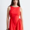 Midikleid mit Bindeband