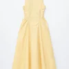 Midikleid mit Bindeband