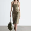 Midikleid mit Neckholder