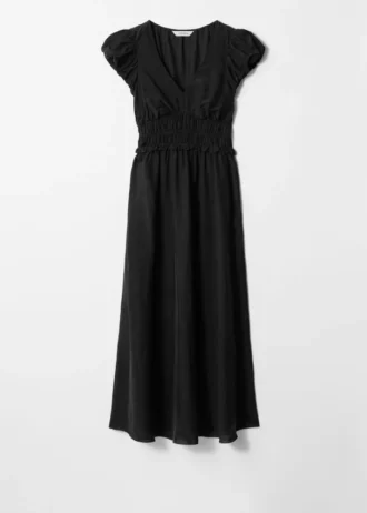 Midikleid mit Puffärmeln