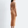 Midikleid mit Spacedye-Effekt und Neckholder